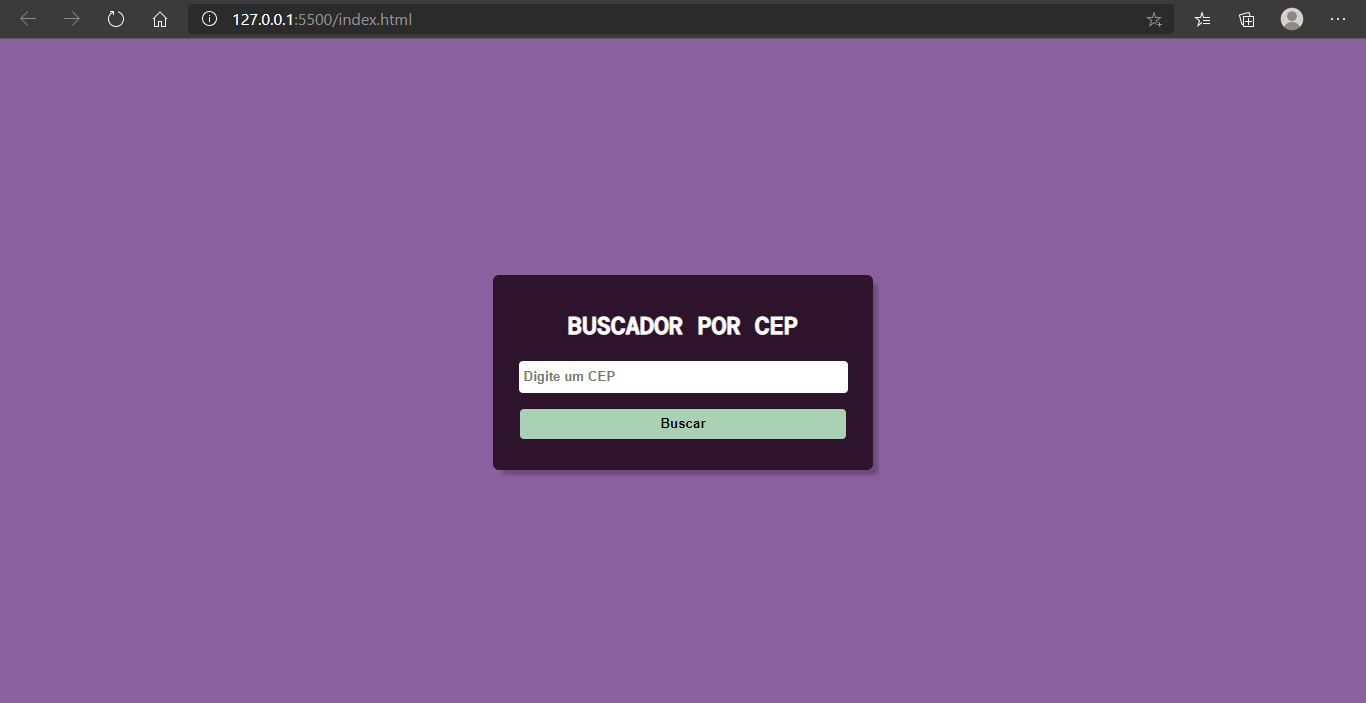 Buscar por CEP